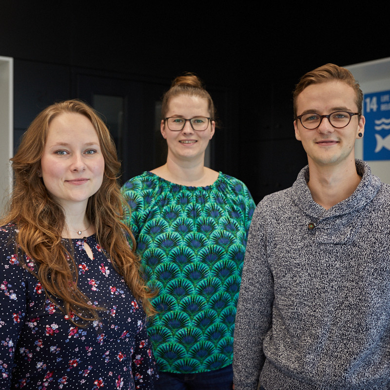 Das Bild zeigt die Gründer von IdentMe: v.l.n.r: Patricia Holm, Anne Findeisen, Richard Pabst.