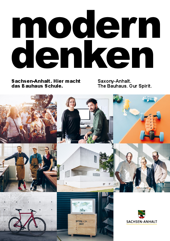 Das Bild zeigt das Cover des Magazin Moderndenken 2018