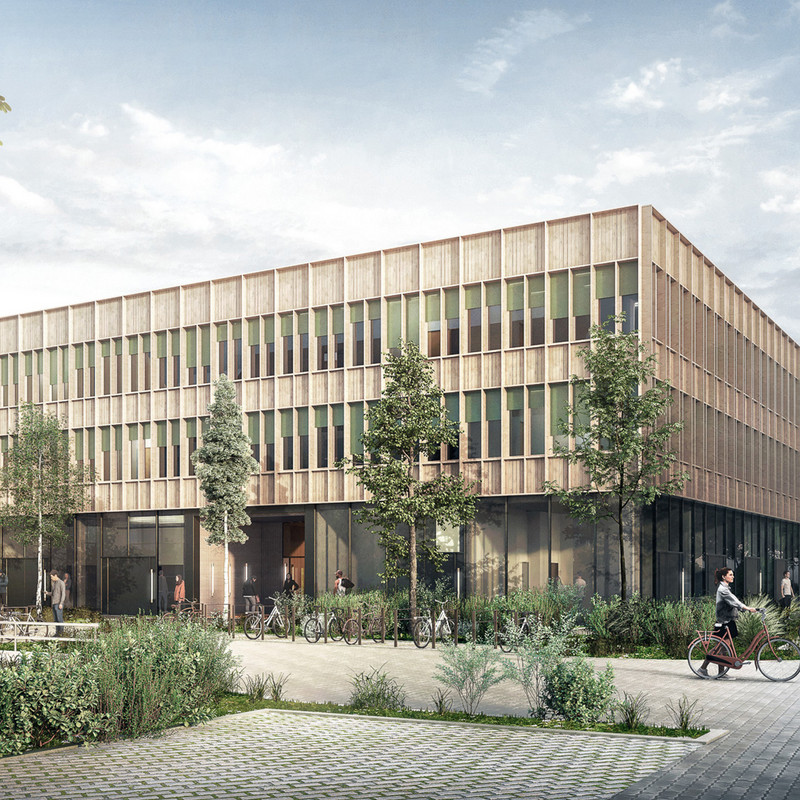 Planung des neuen Gebäudes auf dem Weinberg Campus in Halle (Saale)